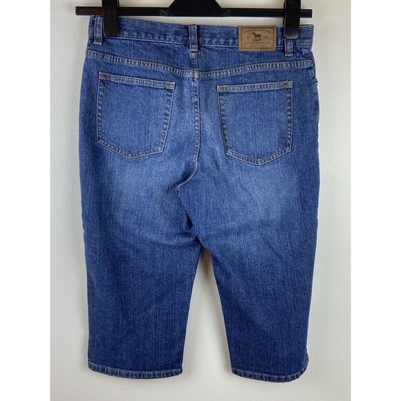 Lauren Jeans Co Ralph Lauren Denim Capri Size 6 Petite - Picture 2 of 4